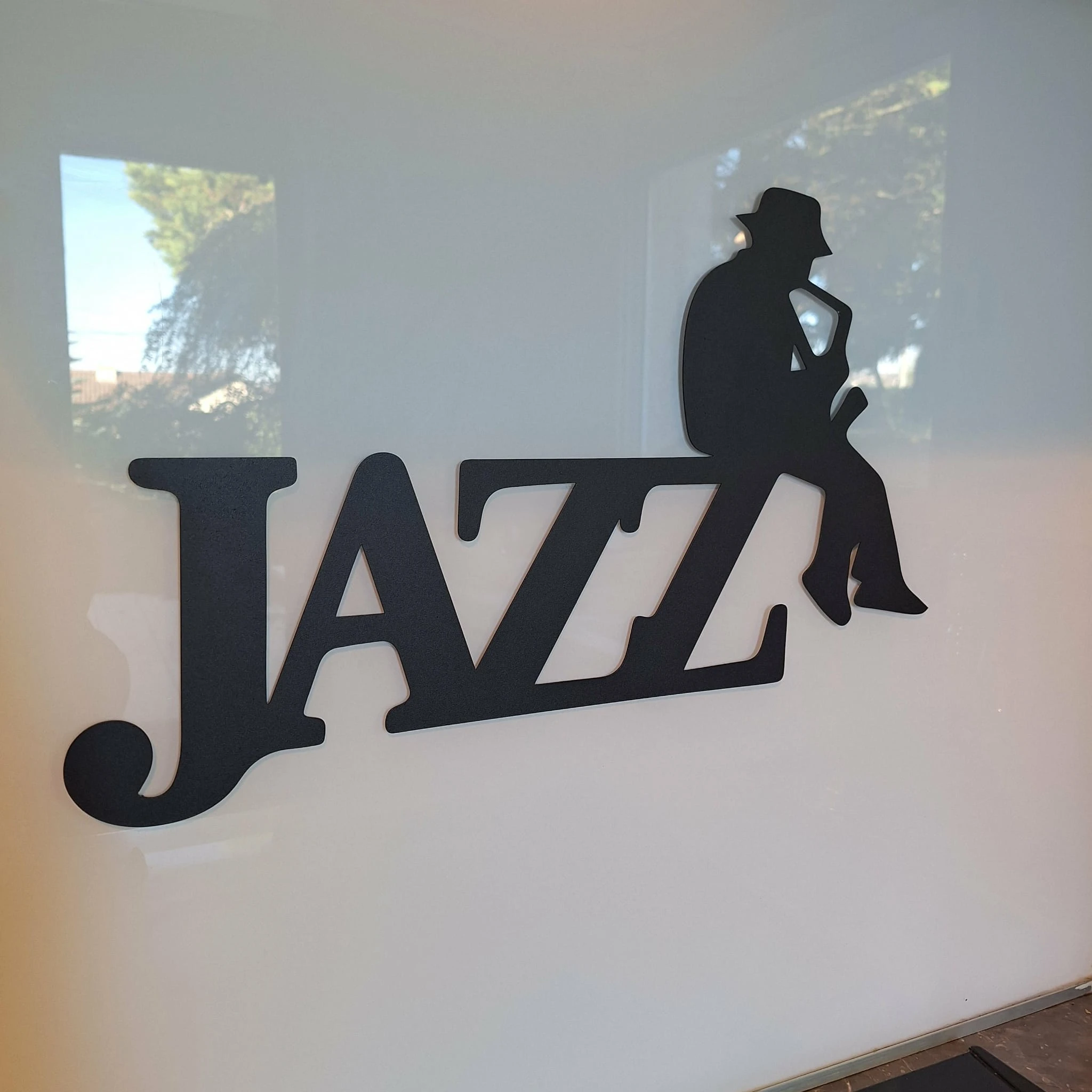 Jazz muurdecoratie 50 CM! Van metaal – photo 14